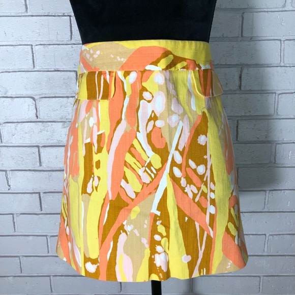 J. Crew Women’s Limoncello Cotton Blend Skirt - Picture 2 of 8